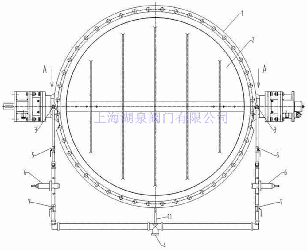 高溫通風蝶閥D341H、D341W