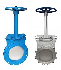 刀型閘閥 PZ73X—10R  DN100 PN10（配反法蘭、