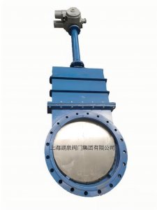 電動刀閘閥PZ973H-16C DN200處理污水中的懸浮